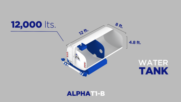 Tanque de Agua FT-1B , 12,000 lts