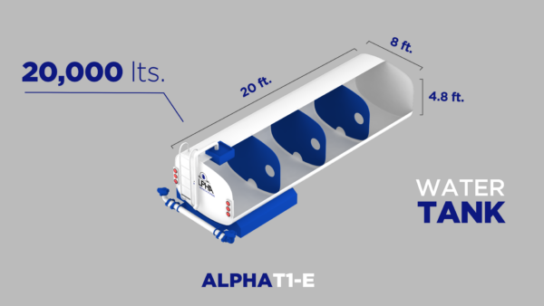 Tanque de Agua FT-1E , 20,000 lts