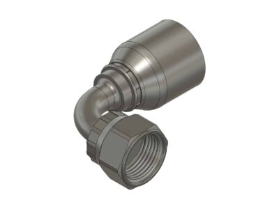 Accesorio de Crimpado, Manguera x 90 Grados ORFS Hembra